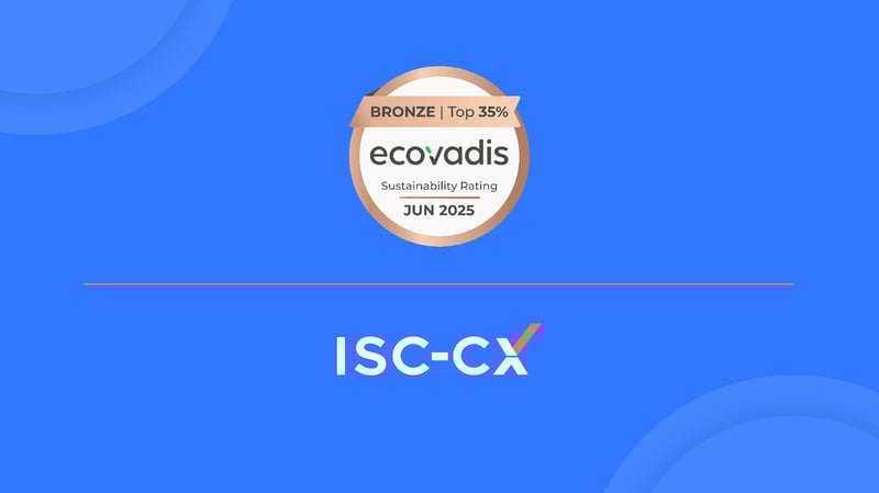 ISC-CX receives EcoVadis Bronze Medal in June 2025, ranking among the top 35% in global sustainability – a recognition of its commitment to responsible Customer Experience programs including Mystery Shopping, Brand Audits, and Voice of Customer solutions.